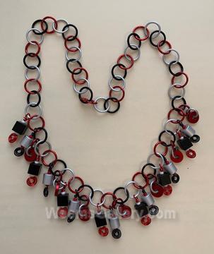 Anodized Aluminum ENecklace by Carolyn Henderson